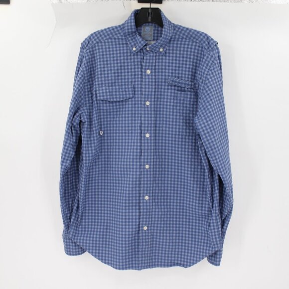 Vineyard Vines Harbor Shirt Mens Small Plaid Performance Vented Button Down fish - Picture 2 of 14